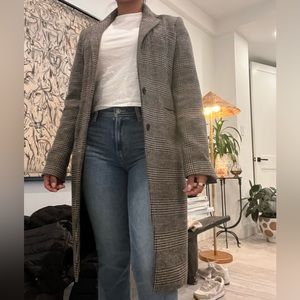 All Saints Plaid coat